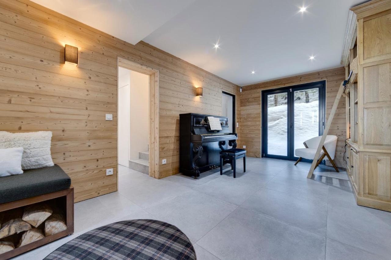 Chalet Du Bois Melay - Piscine - Proche Pistes - 15 Personnes La Plagne Ngoại thất bức ảnh