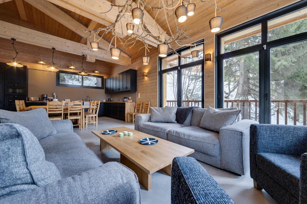 Chalet Du Bois Melay - Piscine - Proche Pistes - 15 Personnes La Plagne Ngoại thất bức ảnh